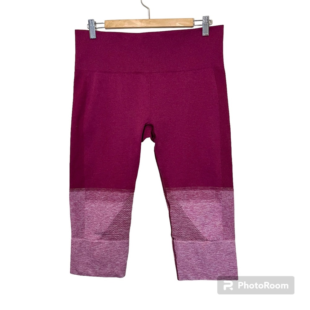 Lululemon Seamlessly Street Crop - Heathered Dashing Purple - Size 12 - Picture 2 of 13